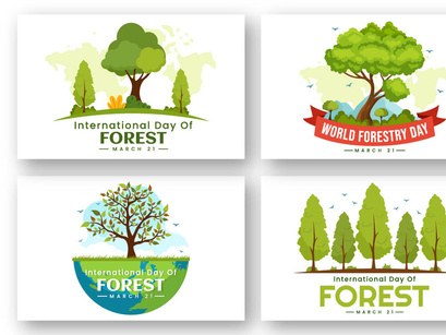 12 International Forest Day Illustration