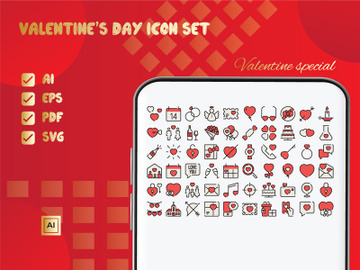 Valentine's Day Icon Pack preview picture