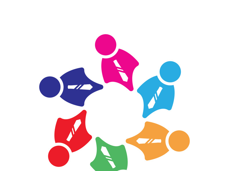 People icon work group Vector illustration design