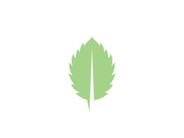 Mint Leaf icon template illustration preview picture
