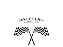 Race flag logo