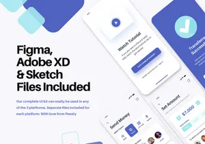 Meela - Money Transfer, Bank, Finance and Wallet App UI Kit