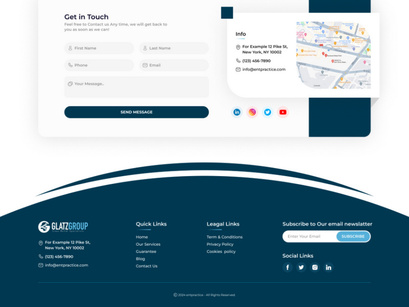 ENT Doctor Website UI/UX Design Kit