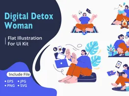 Digital Detox Woman preview picture