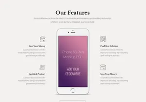 Victoria Landing Page Free UI Kit