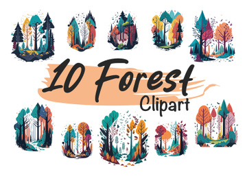 Forest clipart preview picture