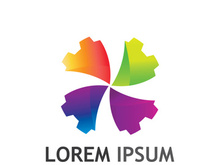 Gear logo with a creative idea.