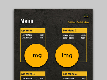 Professional Food Menu Design preview picture