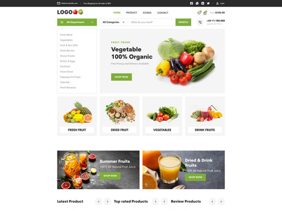 Fruits and Vegetables online store 🍎🥝