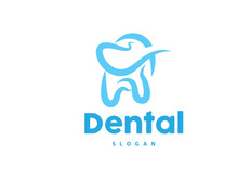 Tooth logo, Dental Health Vector, Care Brand Illustration