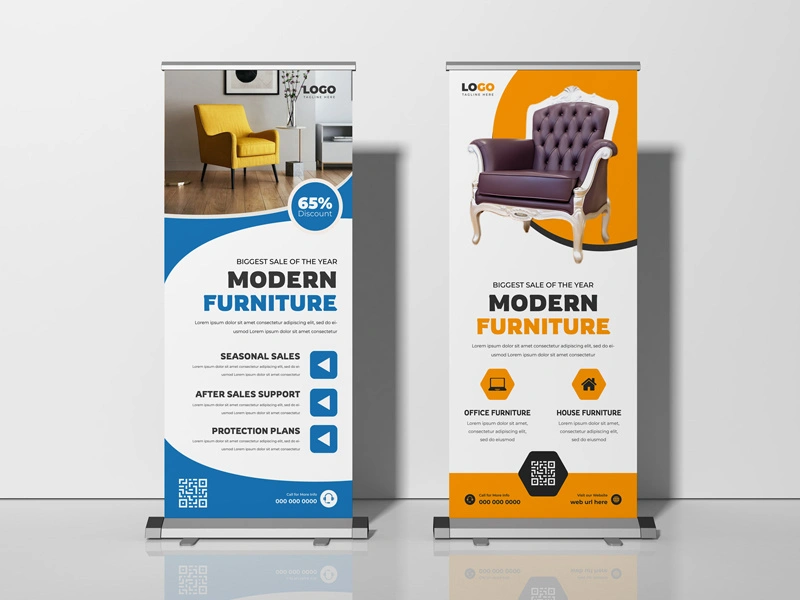 Furniture Sale Roll Up Signage Standee Ver-1