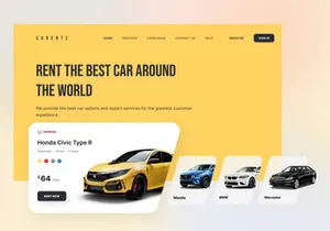 Carent - Car Rental Landing Page v.1
