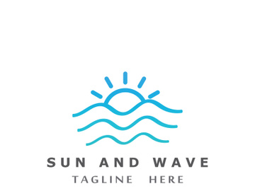 Creative and unique sun logo design. preview picture