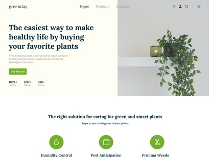 Greenday - Plant Shop Figma Template