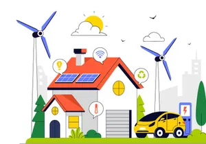 10 Eco Friendly Smart Home Illustration