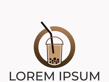 Bubble tea logo preview picture