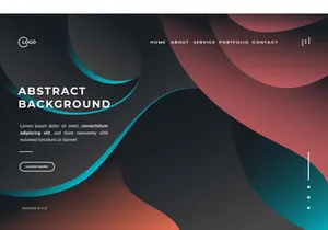 3D Black Colorful Abstract Background