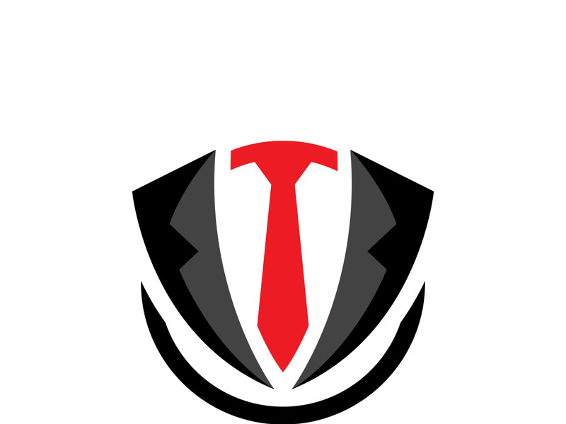 Tuxedo man logo and symbols template