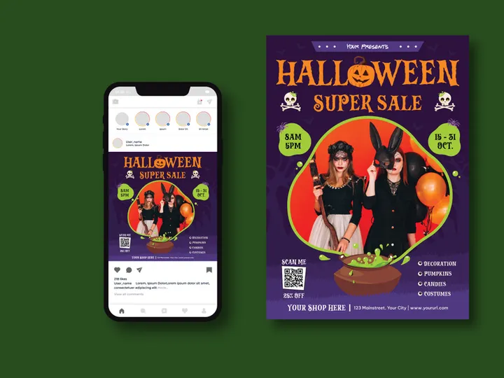 Halloween Sales Flyer