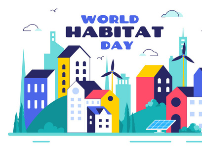 10 World Habitat Day Illustration