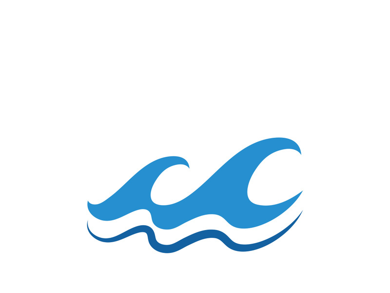 Water wave icon