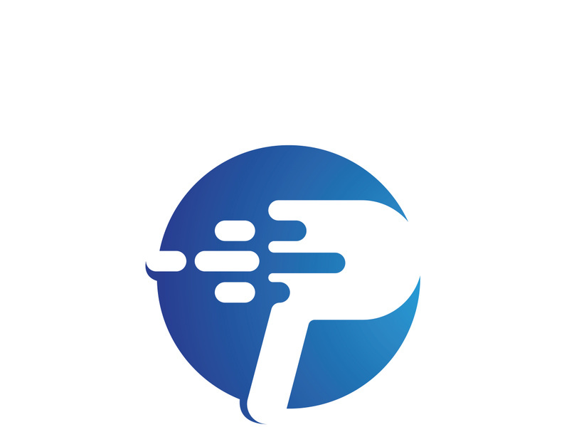 p logo and symbol vector template