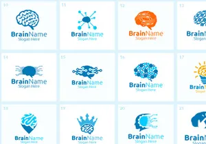 65+ Brain Logo Bundle