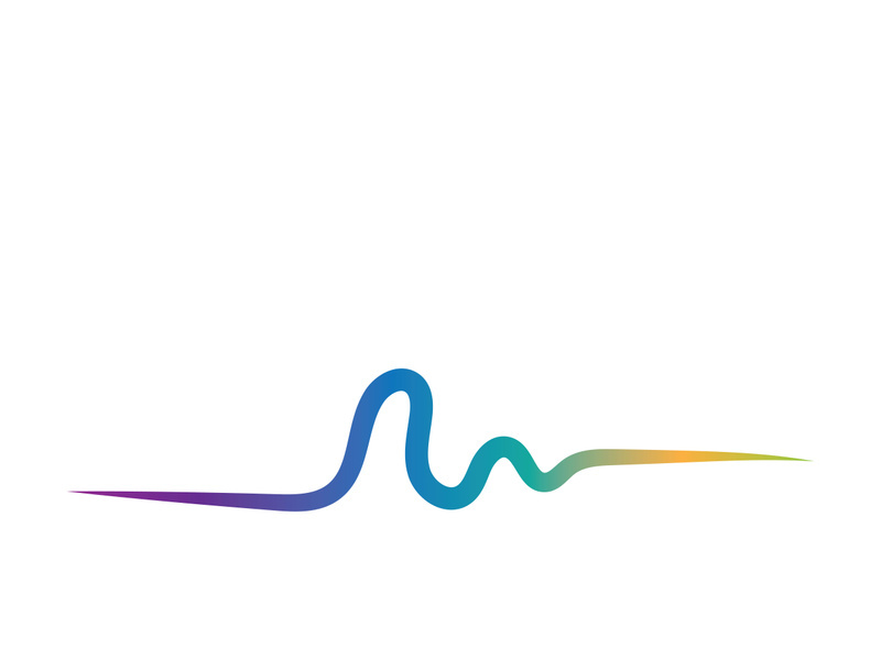 Sound waves vector illustration design template