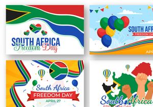 12 South Africa Freedom Day Illustration