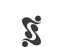 Business corporate S letter logo design vector