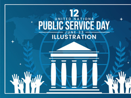 12 United Nations Public Service Day Illustration preview picture