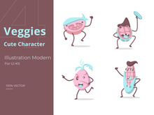 Veggies set Illustration