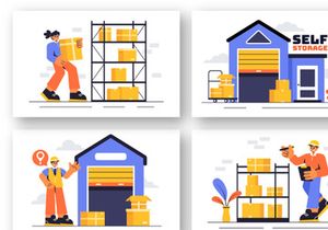 12 Self Storage Facility Illustration