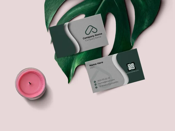 Corporate Bank Business Card Design