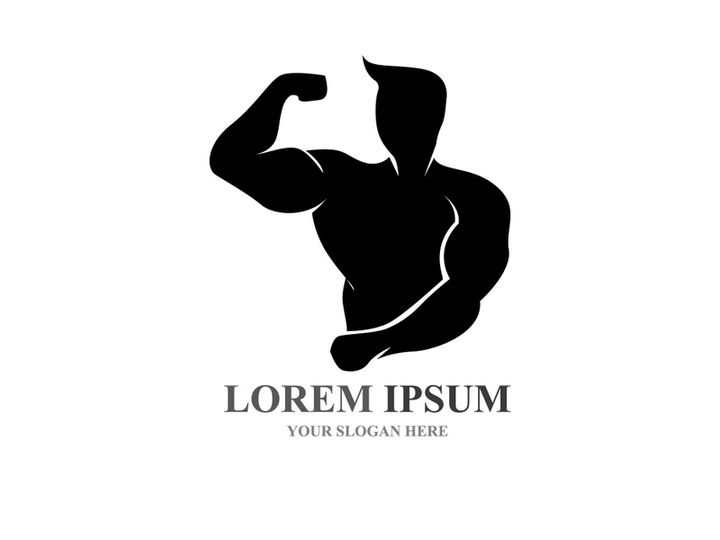 Vector object and Icons for Sport Label  Gym Badge  Fitness Logo Design
