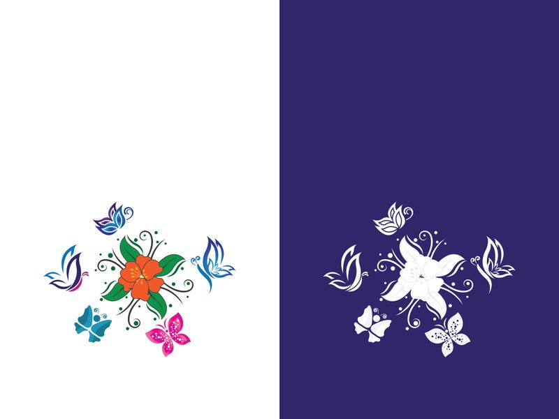 Beauty butterfly vector icon design