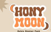 Hony Moon - Retro Display Schriftart