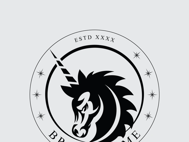 Horse vintage logo