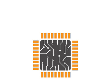 Circuit processor symbol and icon preview picture