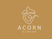 Acron Logo, Premium Design Simple Vintage Retro Style