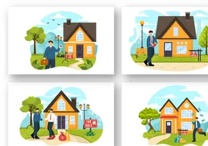 12 Land Broker Illustration