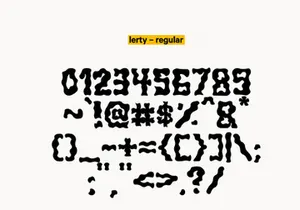 Lerty Display Font