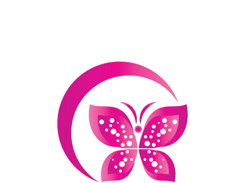 Beauty butterfly vector icon design