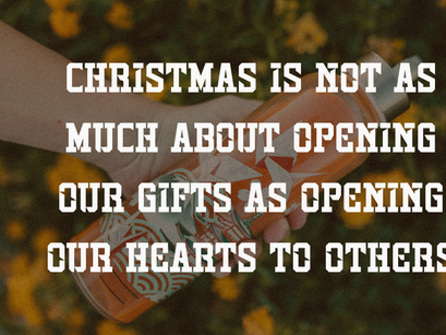 Skinny Tumbler - Western Slab Serif