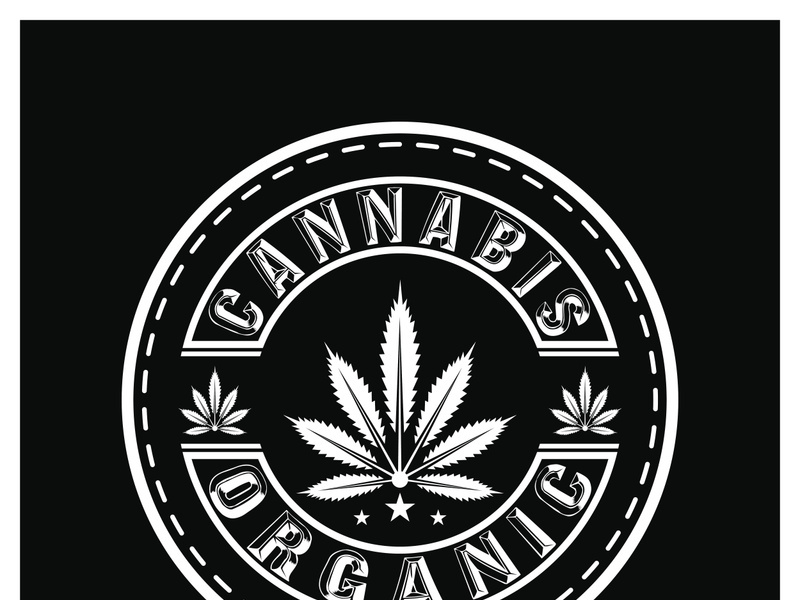Mariuhana leaf symbol, marijuana or hemp icon, cannabis medical sign, weed drug vector illustration