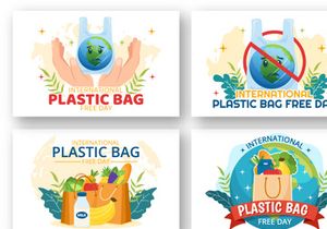 13 International Plastic Bag Free Day Illustration
