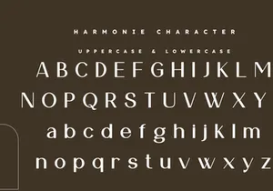 Harmonie - Elegant Minimalist Sans Serif Font