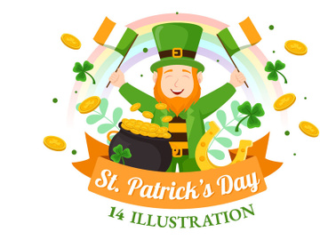 14 Happy St Patrick's Day Illustration preview picture