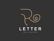 R Letter Logo, Vector Alphabet Symbol