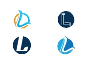 L Letter Logo, vector Icon template